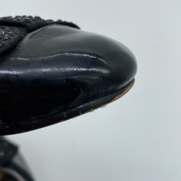 Sam Edelman Blythe Sip On Ballet Flats Bow Black Grey Womens Size 6.5 M - Picture 11 of 12